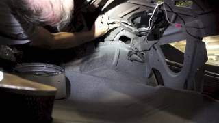 Classic Car Rear Seat Belt Installation [upl. by Nirrek292]