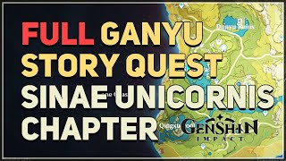 Full Ganyu Story Quest Sinae Unicornis Chapter Genshin Impact [upl. by Dorotea292]