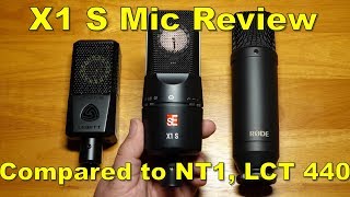 sE Electronics X1 S Microphone Review and Comparison [upl. by Villiers815]