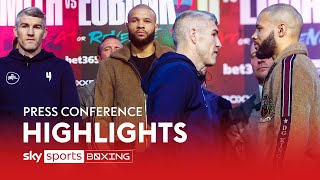 HEATED Liam Smith vs Chris Eubank Jr 2  Press Conference Highlights [upl. by Jumbala]