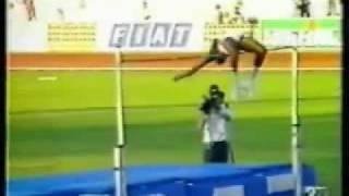 High Jump 245 world record  Javier Sotomayor [upl. by Killigrew539]