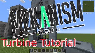 Minecraft Mekanism Turbine Tutorial [upl. by D'Arcy]