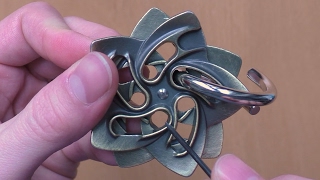 E14  SOLUTION  Helix by Hanayama Cast Puzzles [upl. by Aerdno636]