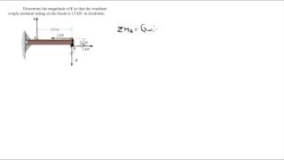 Determine the magnitude of F [upl. by Kire979]