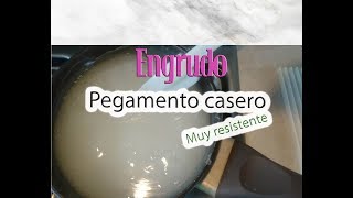 Pegamento casero BARATO Engrudo resistente [upl. by Eeryn594]