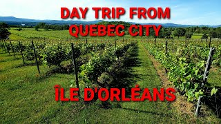 Quebec City Day Trip  Ile dOrleans Quebec  Guided Tour [upl. by Lotta]