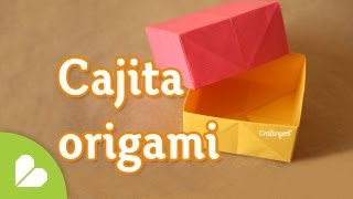 Como hacer Caja Origami BASICA y FACIL [upl. by Anya581]