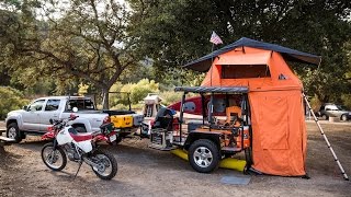 Inside One of the Coolest Custom Camping Trailers Weve Seen  Outside [upl. by Adamok]