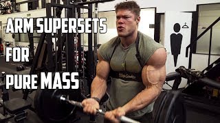 ARM SUPERSET Workout  Pumped up for the Arnold [upl. by Drew]