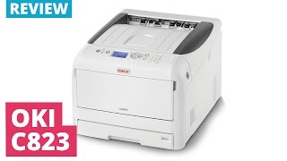 OKI C823 Series A3 Colour LED Laser Printer [upl. by Einnaffit]