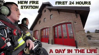 First 24 Hours in a New Fire Station  A Day in the Life [upl. by Anowahs504]