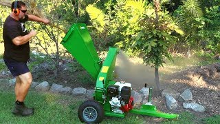 My NEW HANSA CHIPPER Chews Garden Waste Like a CHAMP [upl. by Anicart]