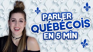 PARLER QUÉBÉCOIS EN 5 MINUTES  DENYZEE [upl. by Ahtabat]