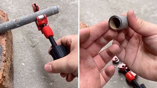 Stainless Steel Pipe Cutter Demo 2021 Does it work？ [upl. by Siramaj330]