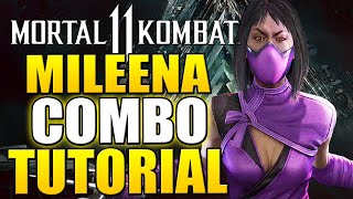 Mortal Kombat 11 Mileena Combos  Mortal Kombat 11 Mileena Combo Tutorial Daryus P [upl. by Anneirb]