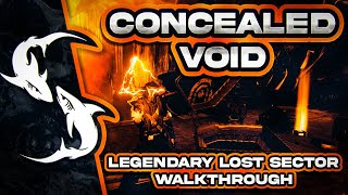 Concealed Void Legendary Lost Sector Walkthrough  Destiny 2 Beyond Light [upl. by Lustig594]