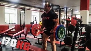 Denis Cyplenkov 170 KG BICEPS CURL World Record Денис Цыпленков [upl. by Eniamreg]