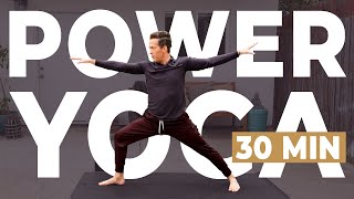 Morning Power Yoga Energize Your Day in 30 Minutes with Travis Eliot [upl. by Odilia]