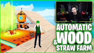 How to Build an Automatic Wood and Straw Farm UPDATED VERSION  Pinned Comment  Craftopia Guide [upl. by Godwin]