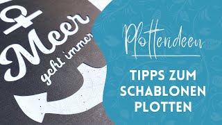 Tipps zum Schablonen ausplotten [upl. by Agosto434]