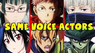 Jujutsu Kaisen All Characters Japanese Dub Voice Actors Seiyuu amp Same Anime Characters [upl. by Alleira]