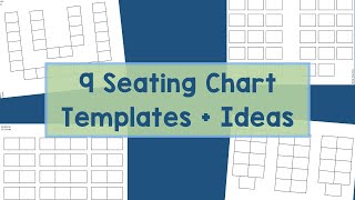 9 Seating Chart Layouts and Ideas  Seating Chart Templates [upl. by Urdna]