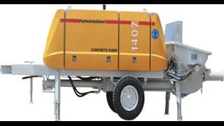 How a Concrete Pump Works  Putzmeister Concrete Pump  How a Concrete Pump Clean [upl. by Yoho]