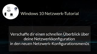 Neues Windows 10 Netzwerk Konfigurationsmenü Netzwerkverbindung checken Netzwerkproblem lösen [upl. by Yaresed735]