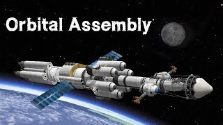 KSP Orbital Construction of an Interplanetary Ship [upl. by Agostino]