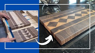 Diamond End Grain Cutting Board Set [upl. by Kiyoshi]