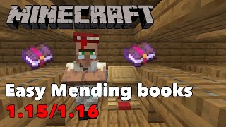 How to get a Mending Villager  Mending books for 1 emerald [upl. by Asabi342]