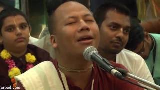 Hare Krishna Kirtan by Mathura Jivan Prabhu  ISKCON Mira Road Kirtan Mela  Krishna Consciousness [upl. by Aneerbas215]