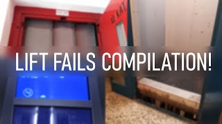 LIFT FAILS COMPILATION 100 Subscriber special [upl. by Araas]