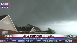 WATCH MASSIVE Tornado Caught On Camera In Dimmitt Texas FNN [upl. by Domenic353]