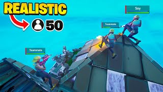 I Tried 50PLAYER TRIO ZONEWARS  in Fortnite Realistic Scrim Endgames [upl. by Derron161]