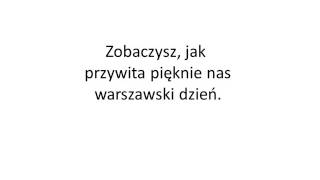 Czesław Niemen sen o Warszawie z tekstem [upl. by Gabi]