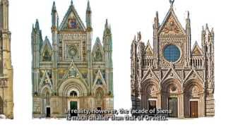 Gothic Nuts 1 facade of ORVIETO Cathedral in Italy [upl. by Alyt]