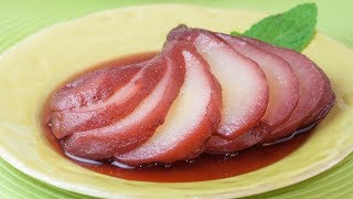 How to Make Poached Pears in Red Wine [upl. by Durrell282]