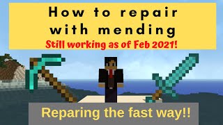 Minecraft Mending your gear the fast way [upl. by Zenger458]