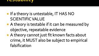 Introduction to Criminological Theory What is a Theory [upl. by Aniuqal530]