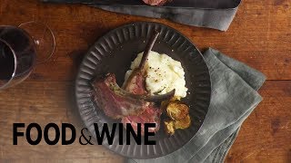 GarlicCrusted Roast Rack of Lamb  Recipe  Food amp Wine [upl. by Alphonsine]