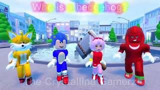 SONIC CHARACTERS DID THIS TREND  Roblox Trend [upl. by Yaras]