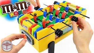 Custom LEGO FoosballSoccer Table ft MampMs [upl. by Ahsaekal706]