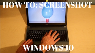 How to Take a Screenshot in Windows 10 [upl. by Ylnevaeh]