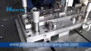 Progressive drawing metal die made in China [upl. by Aihsikal]