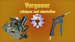 Vergaser reinigen und einstellen [upl. by Johm433]