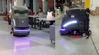 Avidbots Neo the Autonomous Floor Cleaning Robot Navigating Facilities [upl. by Osicnarf383]