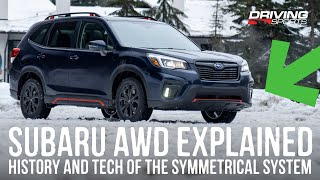 Subaru Symmetrical AllWheel Drive Explained AWD VDC and DCCD [upl. by Dahs710]