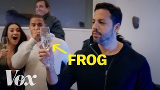 How David Blaine barfs frogs [upl. by Nidnal]