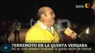 Momento exacto del terremoto en la quinta vergara [upl. by Fredi128]